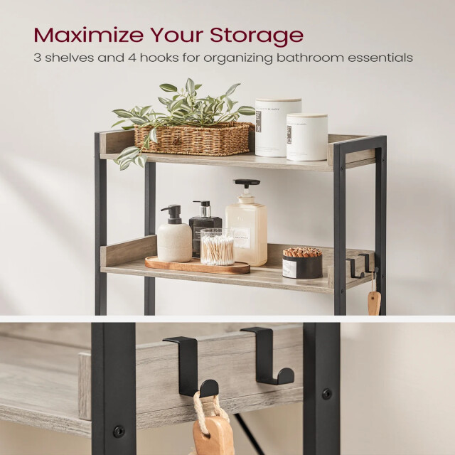 CaliCosy Toiletbrug met 3 planken l63 cm 2930328 large