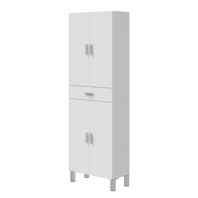 CaliCosy Kolom 4 deuren en 1 lade glanzend wit l60 cm 2930508 large