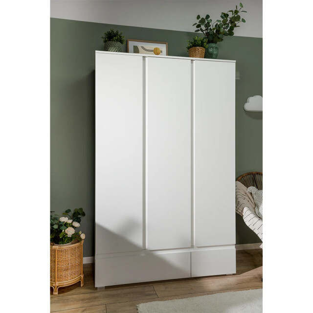 CaliCosy Kast 3 deuren 2 laden wit l120 x h191cm 2930608 large