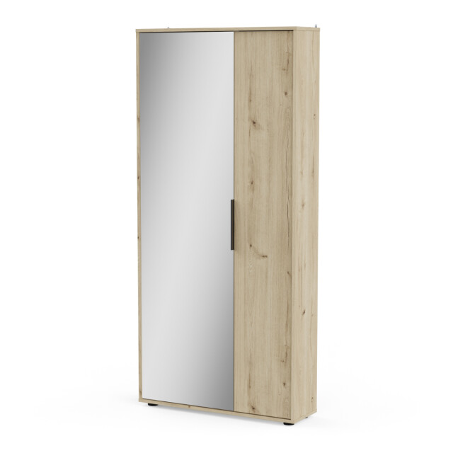 CaliCosy Schoenenkast 2 deuren en 1 spiegel l82,8 cm ebony 3084075 large