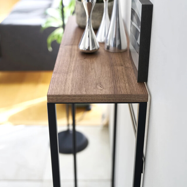 CaliCosy Metalen en houten ingangstafel l60 cm 2936692 large