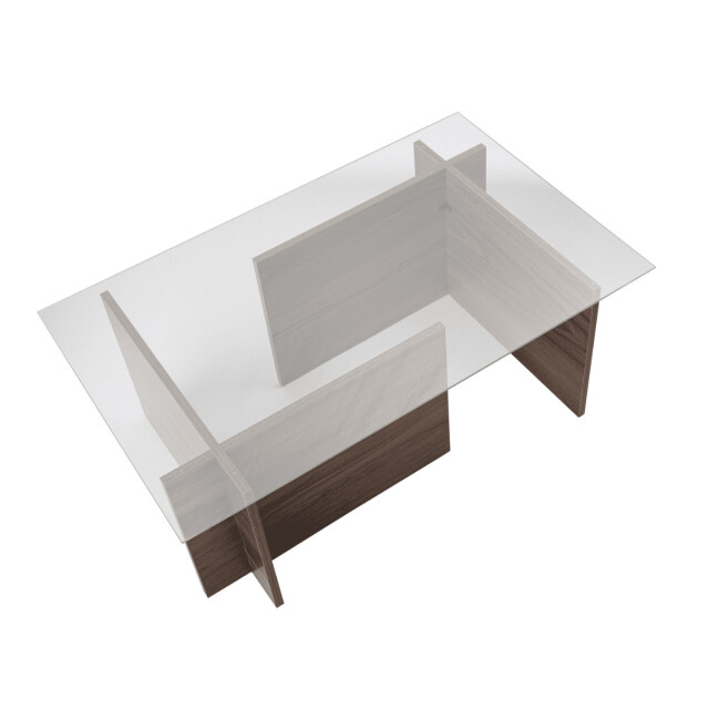 CaliCosy Salontafel met glazen blad l105 cm noah 3046340 large