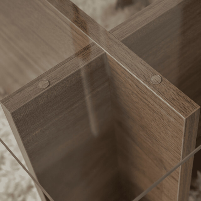 CaliCosy Salontafel met glazen blad l105 cm noah 3046340 large