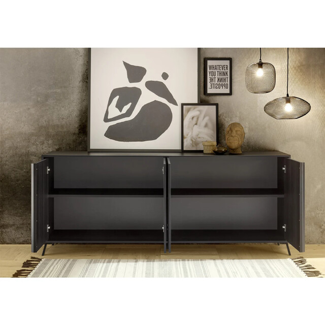 CaliCosy Woonkamerset met 1 hoge buffetkast, 1 tv-meubel, 1 lage buffetkast city 2937742 large