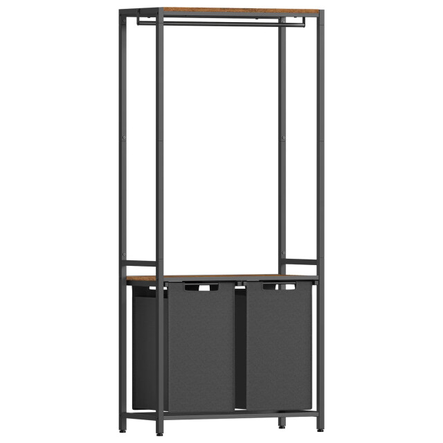 CaliCosy Opbergmeubel voor badkamer met geïntegreerde wasmand h175 cm 2937393 large