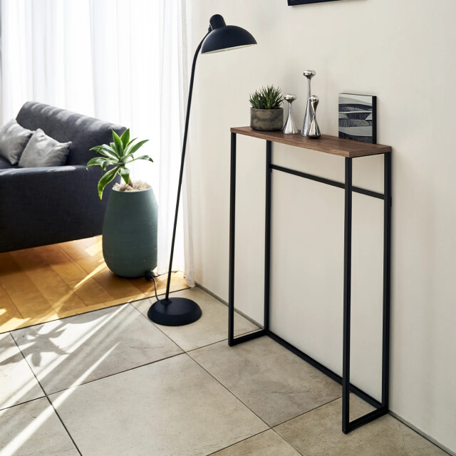 CaliCosy Metalen en houten ingangstafel l60 cm 2936692 large