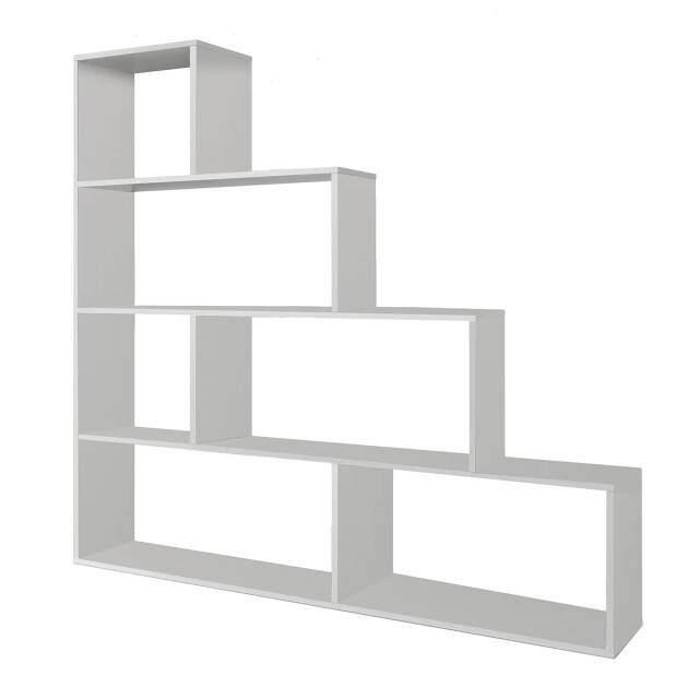 CaliCosy Trapvormige boekenkast met 6 vakken h145 cm klum 2936953 large