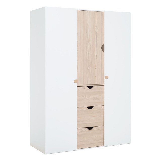 CaliCosy 3 deur 3 lade kleerkast stige 2932027 large
