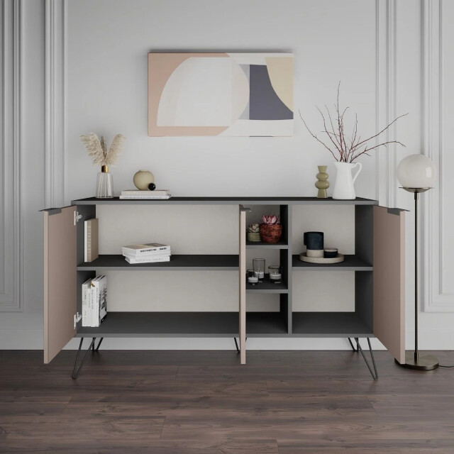 CaliCosy Buffet 3 nissen en 3 deuren l142 cm clara 2937492 large