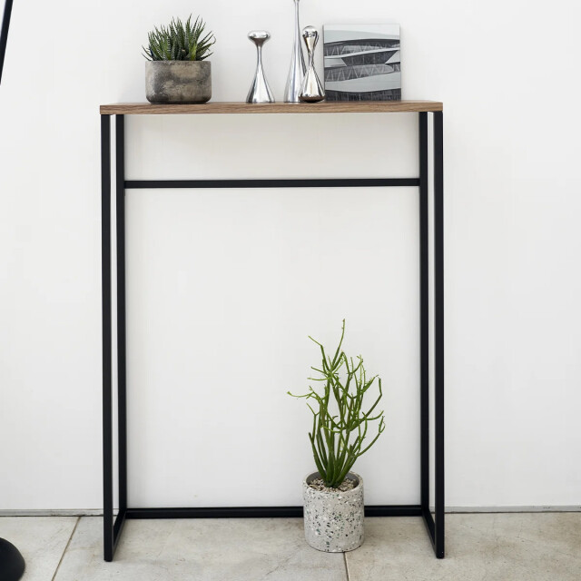 CaliCosy Metalen en houten ingangstafel l60 cm 2936692 large