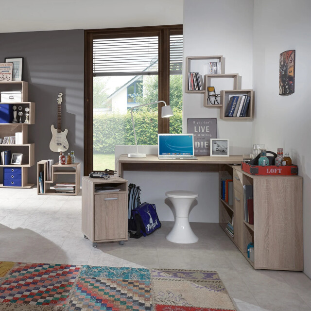 CaliCosy Wandplank met 3 compartimenten l64 cm fibi 2936672 large