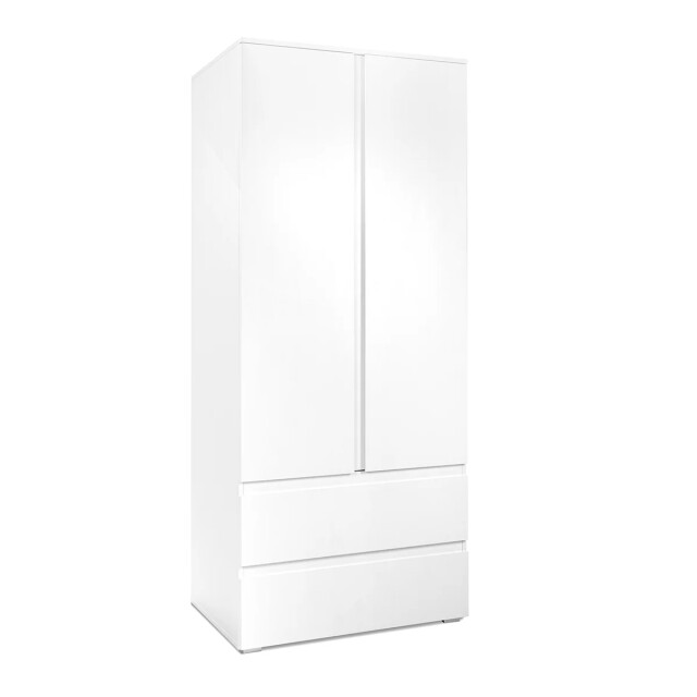 CaliCosy Kast met 2 deuren en 2 laden wit l80 x h191 x p55 cm 2930607 large