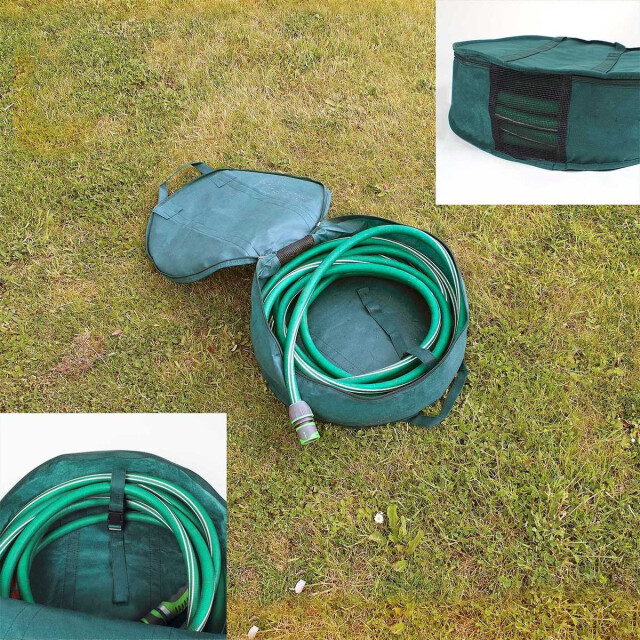 CaliCosy Opbergzak voor groene polyester tuinslang 45 x 17,5 cm 2928767 large