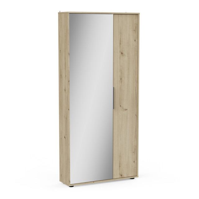 CaliCosy Schoenenkast 2 deuren en 1 spiegel l82,8 cm ebony 3084075 large