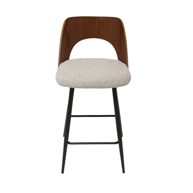 Signature Barkruk in beige stof l45 cm austin 3061000 large