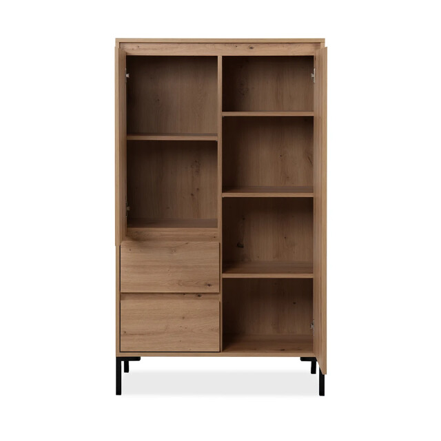 CaliCosy Hoge buffetkast 2 deuren 2 laden en 2 planken h139 cm plock 2930168 large