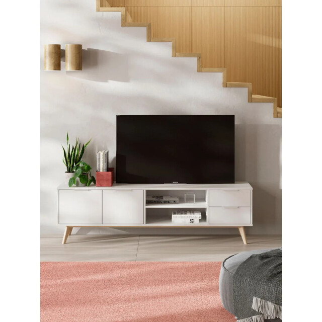 CaliCosy Tv-meubel 2 deuren, 2 laden, 2 vakken l180 cm campus 2930287 large