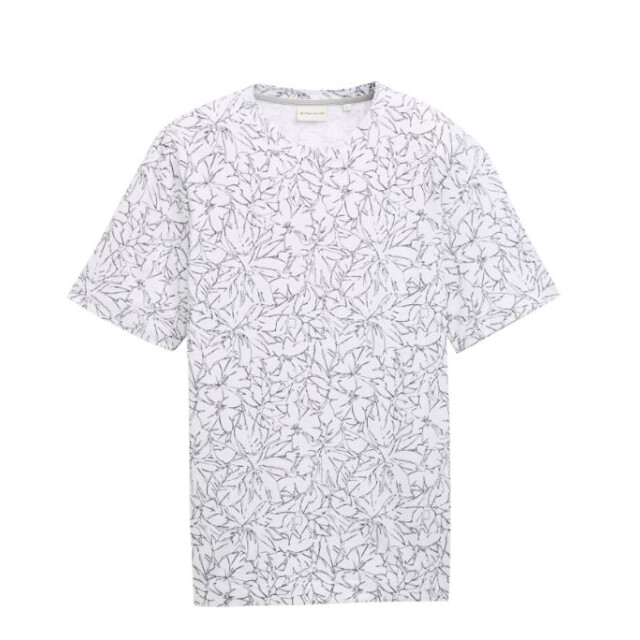 Tom Tailor Allover printed slub t-shirt 1045713 large