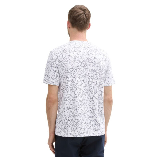 Tom Tailor Allover printed slub t-shirt 1045713 large