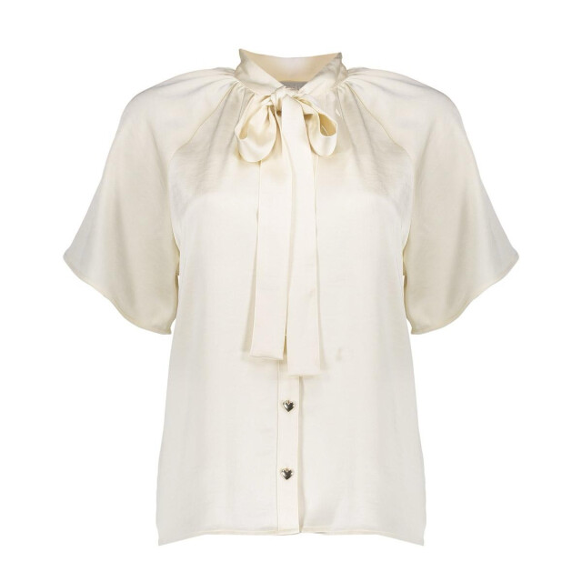 Geisha Blouse satin with bow ecru 4319.03.0005 large