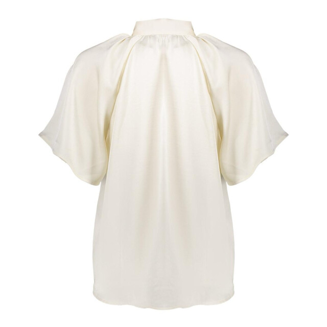 Geisha Blouse satin with bow ecru 4319.03.0005 large