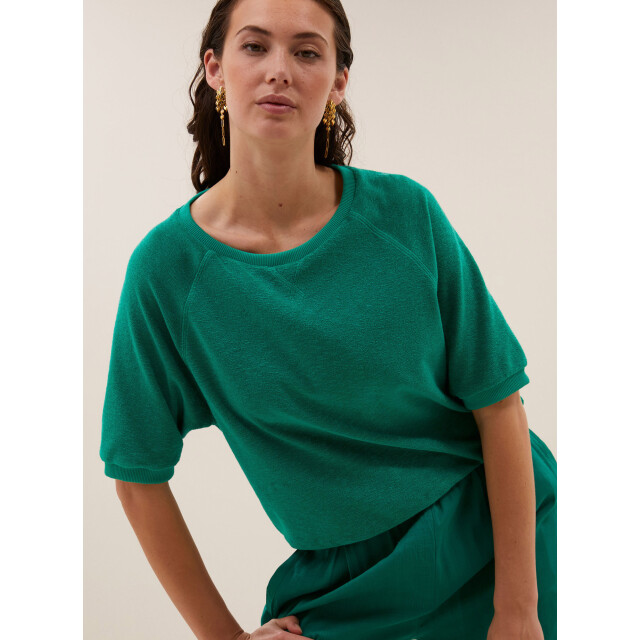 By-Bar Amsterdam Neva slub top green lake 25111011 large