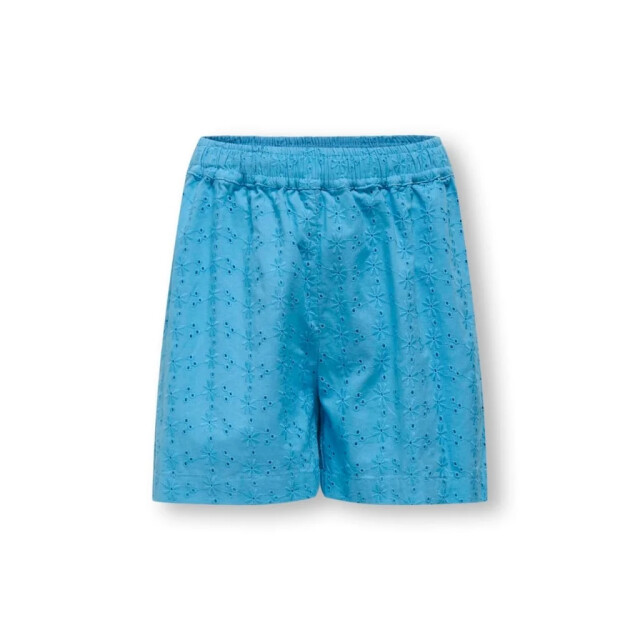 Only Zomer short meisjes embroidery - kogmargot 15345885 - Azure Blue EMB- DTM - Kogmargot large