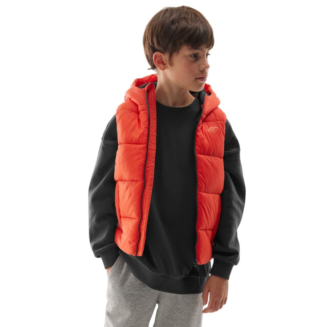4F Kinderen/kids jwaw24tvjam134 bodywarmer met capuchon UTMR1454_red large