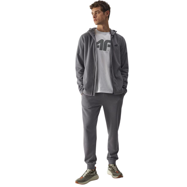 4F Heren m290 full zip hoodie UTMR1311_greysilver large