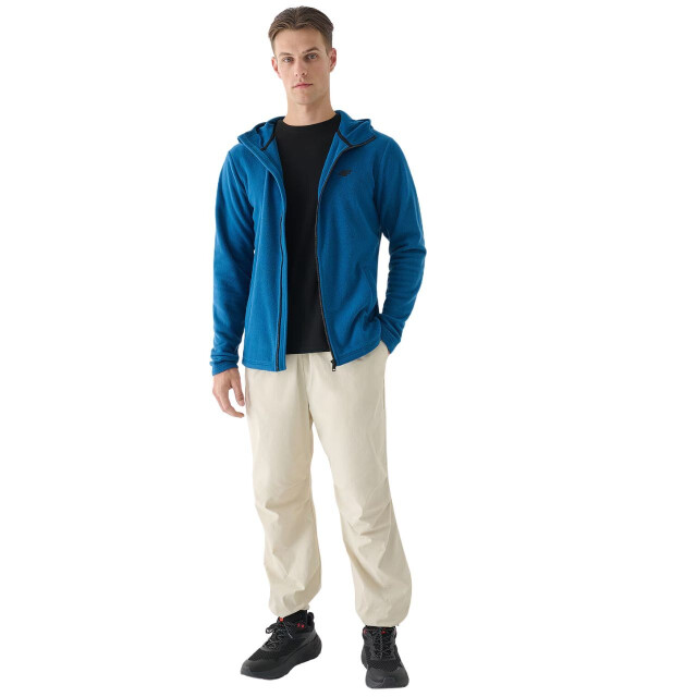 4F Heren m290 full zip hoodie UTMR1311_blue large