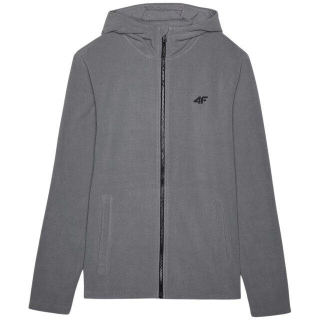 4F Heren m290 full zip hoodie UTMR1311_greysilver large