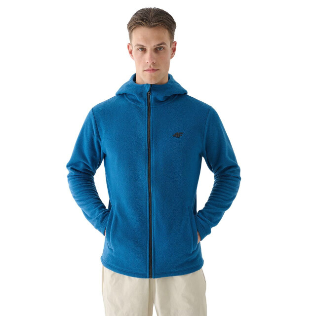 4F Heren m290 full zip hoodie UTMR1311_blue large