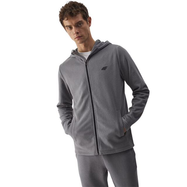4F Heren m290 full zip hoodie UTMR1311_greysilver large