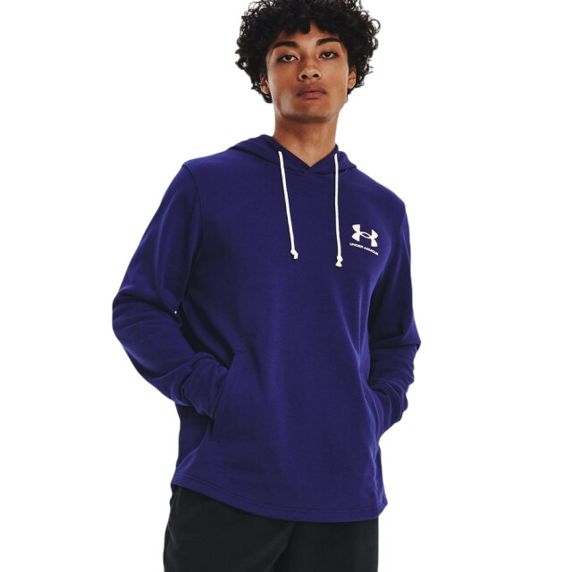 Under Armour Heren rival terry hoodie UTMR1342_blue large