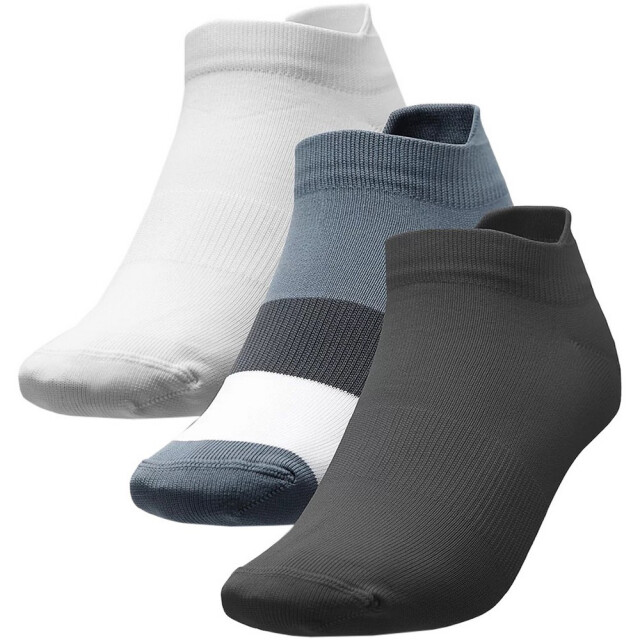 4F Dames h4l22 enkelsokken (set van 3) UTMR1309_whitebluegrey large