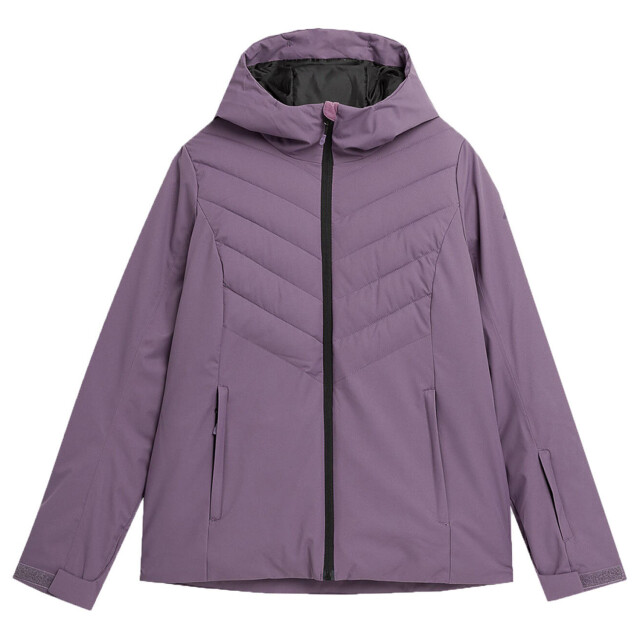 4F Dames aw23tjacf122 gewatteerde ski-jas UTMR1433_darkpurple large