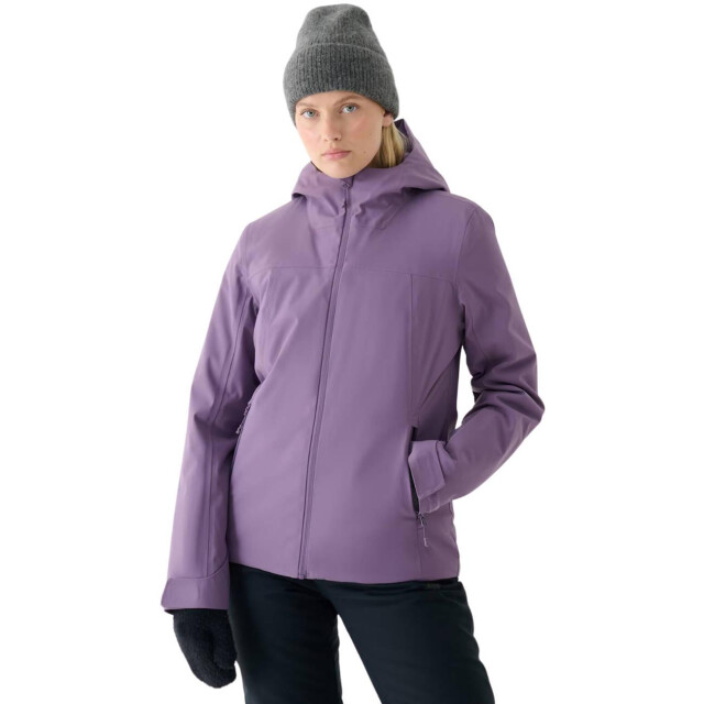 4F Dames f572 effen polyester ski-jas UTMR989_violet large