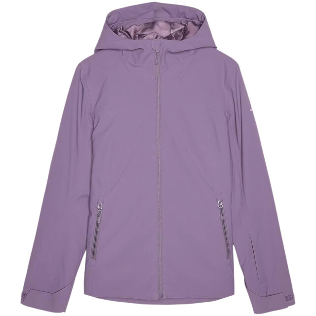 4F Dames f572 effen polyester ski-jas UTMR989_violet large