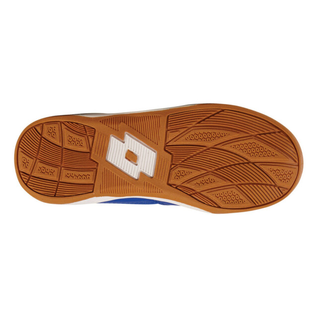 Lotto Childrens/kids packer ecologische leren trainers UTMR78616_blue large
