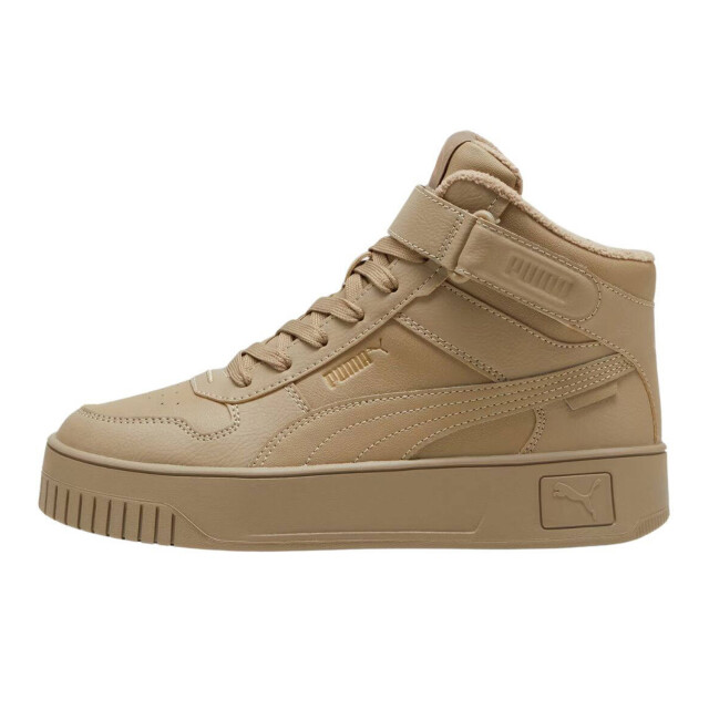 Puma Dames carina street mid cut trainers UTMR78622_beige large