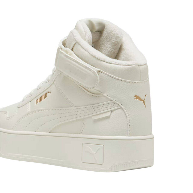 Puma Dames carina street mid cut trainers UTMR78622_cream large