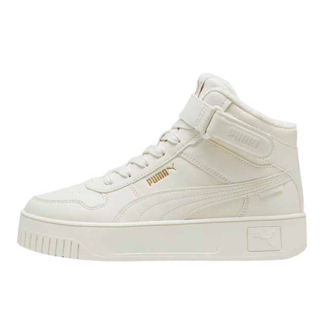 Puma Dames carina street mid cut trainers UTMR78622_cream large