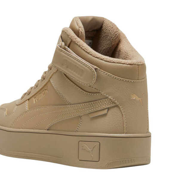 Puma Dames carina street mid cut trainers UTMR78622_beige large