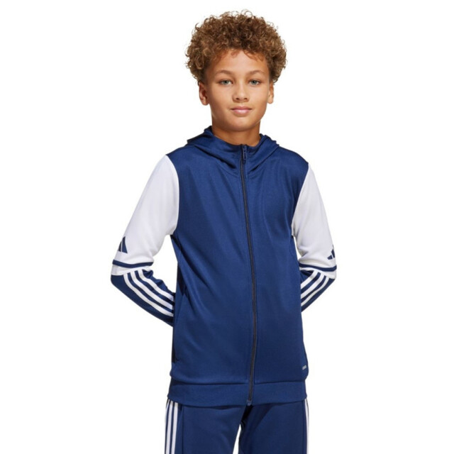 Adidas Kinder squadra 25 full zip hoodie UTMR78657_navybluewhite large