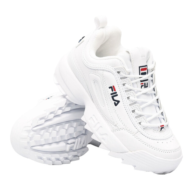 Fila Dames disruptor trainers UTMR78615_white large