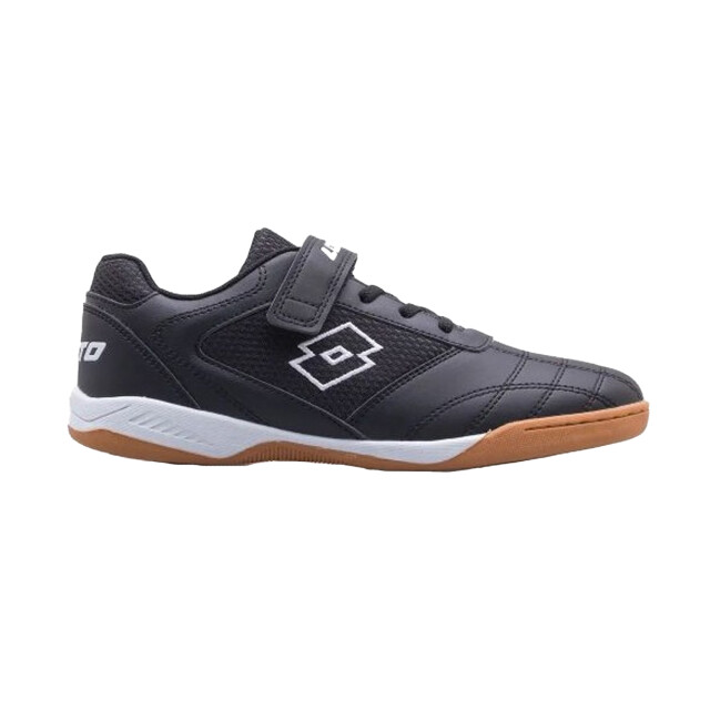 Lotto Kinderen/kinderen whizzer ecologische leren trainers UTMR78617_black large