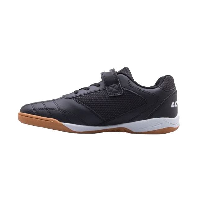 Lotto Kinderen/kinderen whizzer ecologische leren trainers UTMR78617_black large