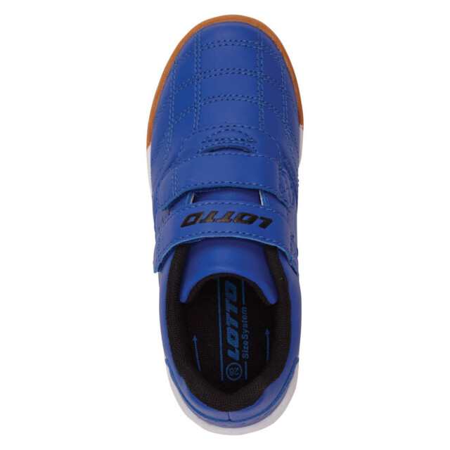 Lotto Childrens/kids packer ecologische leren trainers UTMR78616_blue large