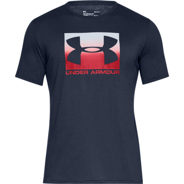 Under Armour Heren 1329 581 box logo t-shirt UTMR78508_navyblue large