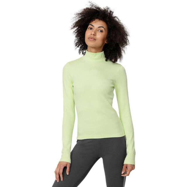 4F Dames h4l22 tsdl011 t-shirt met lange mouwen UTMR78568_lime large